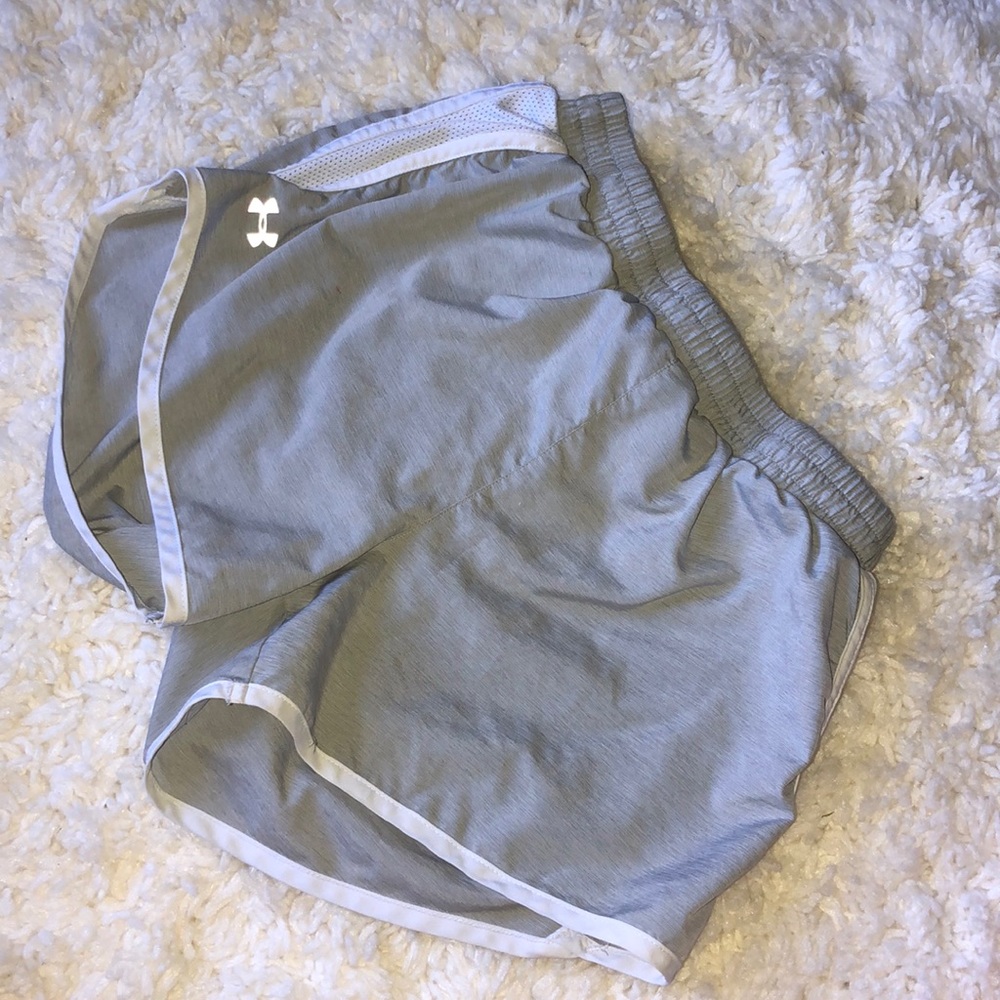 Light gray Nike shorts